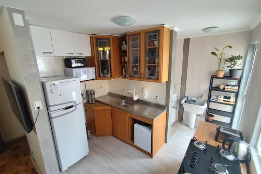 Cozinha de apartamento à venda com 2 quartos, 77m² em Petrópolis, Porto Alegre