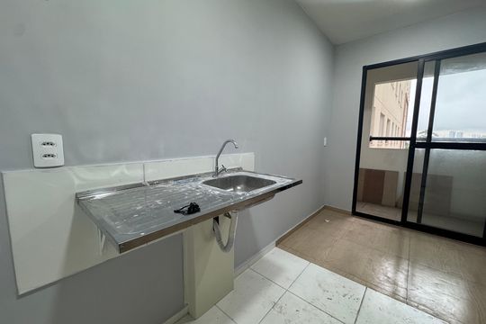 Cozinha de apartamento à venda com 1 quarto, 25m² em Bonfim, Osasco