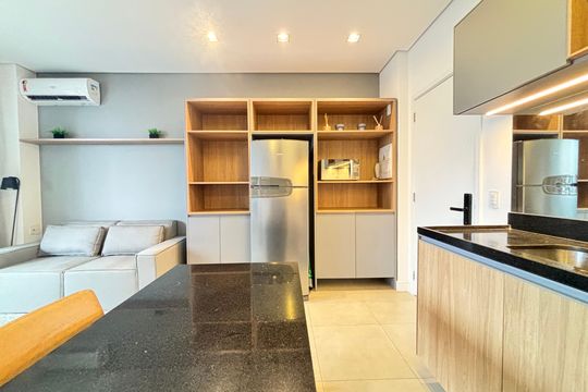 Studio de kitnet/studio para alugar com 1 quarto, 42m² em Vila Olímpia, São Paulo