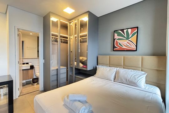 Studio de kitnet/studio para alugar com 1 quarto, 42m² em Vila Olímpia, São Paulo