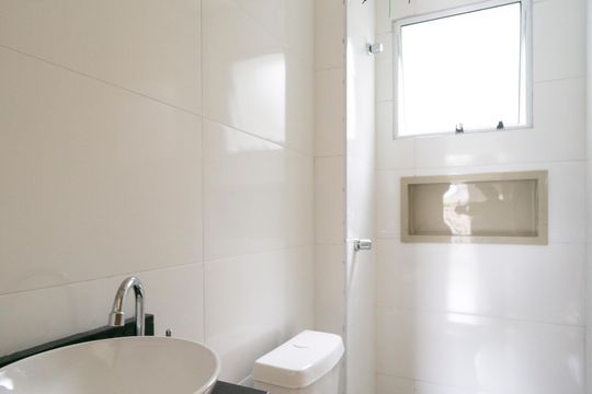 Banheiro  de apartamento para alugar com 1 quarto, 29m² em Chácara Santo Antônio (zona Leste), São Paulo