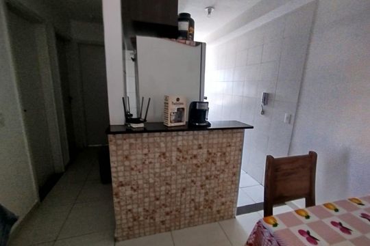 Cozinha de apartamento à venda com 2 quartos, 42m² em Parque Nações Unidas, São Paulo