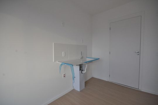 Cozinha de kitnet/studio para alugar com 1 quarto, 20m² em Vila Nilo, São Paulo