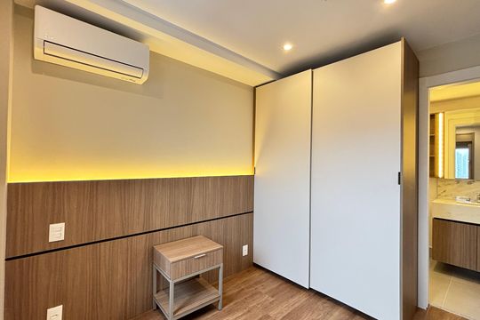 Suíte de apartamento para alugar com 1 quarto, 34m² em Indianópolis, São Paulo