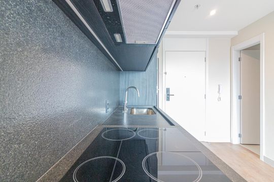 Cozinha de apartamento para alugar com 1 quarto, 41m² em Indianópolis, São Paulo