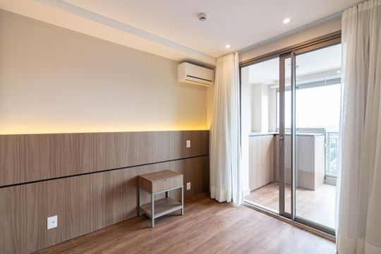 Quarto de apartamento para alugar com 1 quarto, 41m² em Indianópolis, São Paulo