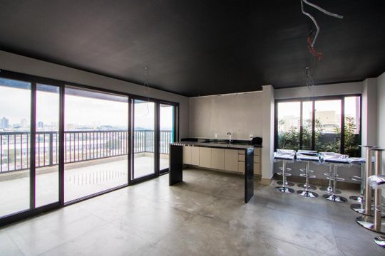 Área comum - Salão de festas de kitnet/studio à venda com 1 quarto, 30m² em Jardim, Santo André