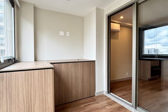 Varanda de apartamento para alugar com 1 quarto, 44m² em Indianópolis, São Paulo