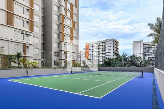 Área comum de apartamento para alugar com 1 quarto, 44m² em Indianópolis, São Paulo