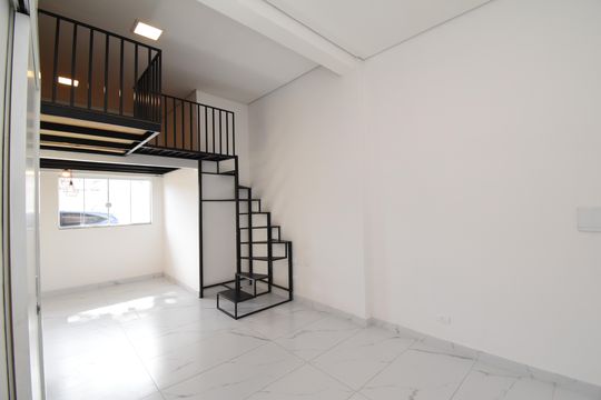 Sala do Loft de kitnet/studio à venda com 1 quarto, 45m² em Jardim das Américas, Curitiba