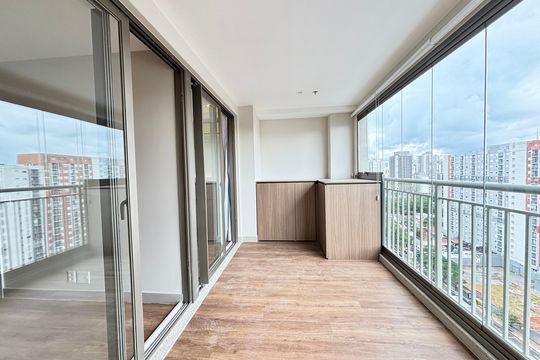 Varanda de apartamento para alugar com 1 quarto, 42m² em Indianópolis, São Paulo
