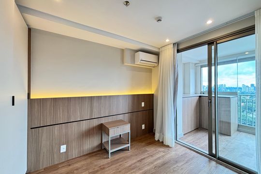 Quarto de apartamento para alugar com 1 quarto, 42m² em Indianópolis, São Paulo
