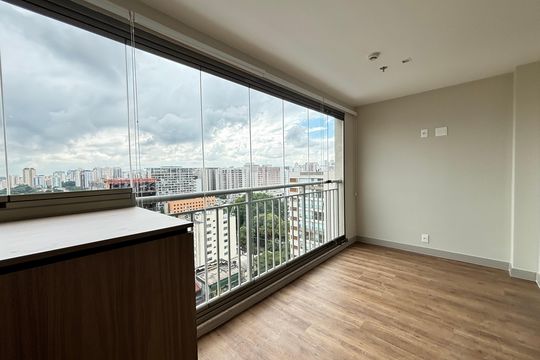Varanda de apartamento para alugar com 1 quarto, 42m² em Indianópolis, São Paulo