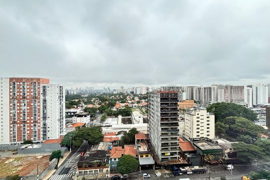 Vista de apartamento para alugar com 1 quarto, 42m² em Indianópolis, São Paulo