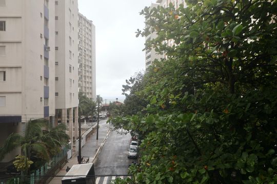 Vista de apartamento para alugar com 2 quartos, 90m² em Centro, Guarujá