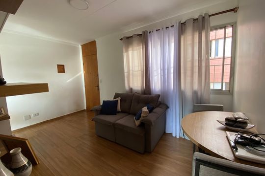 Sala de apartamento à venda com 2 quartos, 54m² em Jardim Boa Vista, São Paulo