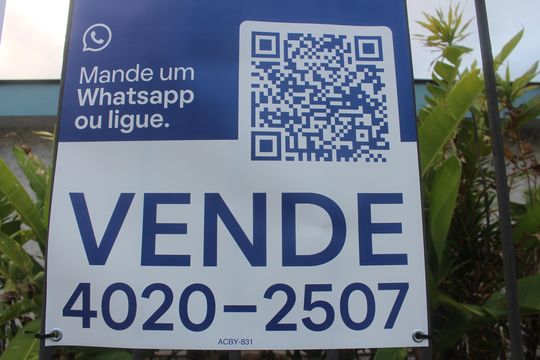 Placa de casa para alugar com 3 quartos, 400m² em Santa Paula, São Caetano do Sul