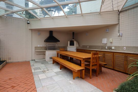 Área comum - Churrasqueira de apartamento à venda com 3 quartos, 168m² em Real Parque, São Paulo