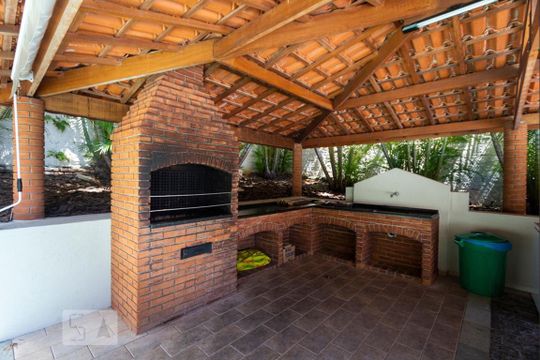 Área comum - Churrasqueira de apartamento para alugar com 1 quarto, 50m² em Vila Clementino, São Paulo