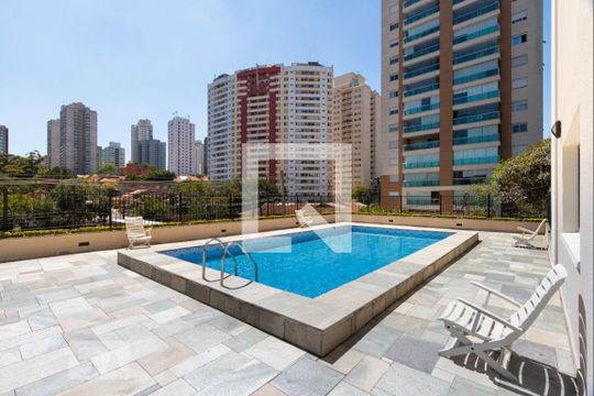 Área comum - Piscina de apartamento para alugar com 1 quarto, 50m² em Vila Clementino, São Paulo
