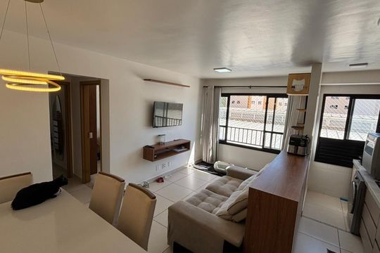 Sala de apartamento para alugar com 2 quartos, 56m² em Chácara santa rita, Goiânia