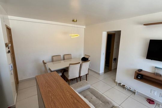 Sala de apartamento para alugar com 2 quartos, 56m² em Chácara santa rita, Goiânia