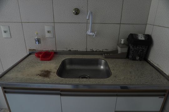 Cozinha de apartamento para alugar com 2 quartos, 49m² em Conjunto Habitacional Santa Etelvina Ii, São Paulo