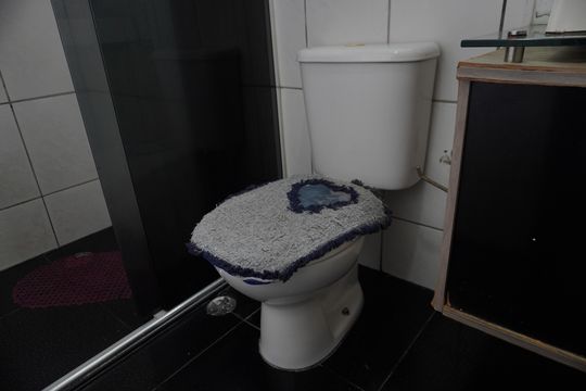 Banheiro de apartamento para alugar com 2 quartos, 49m² em Conjunto Habitacional Santa Etelvina Ii, São Paulo