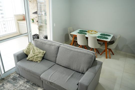 Sala de apartamento à venda com 3 quartos, 104m² em Tatuapé, São Paulo