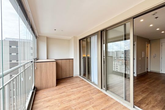 Varanda de apartamento para alugar com 1 quarto, 41m² em Indianópolis, São Paulo