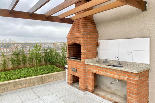 Área comum - Churrasqueira de apartamento para alugar com 2 quartos, 42m² em Jaçanã, São Paulo