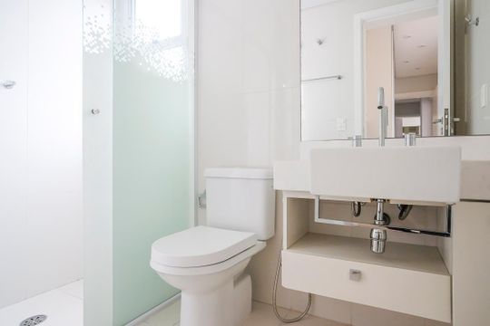 Banheiro da suíte 2 de apartamento para alugar com 3 quartos, 171m² em Santa Paula, São Caetano do Sul