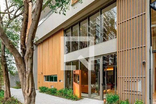 Fachada de apartamento para alugar com 1 quarto, 35m² em Indianópolis, São Paulo