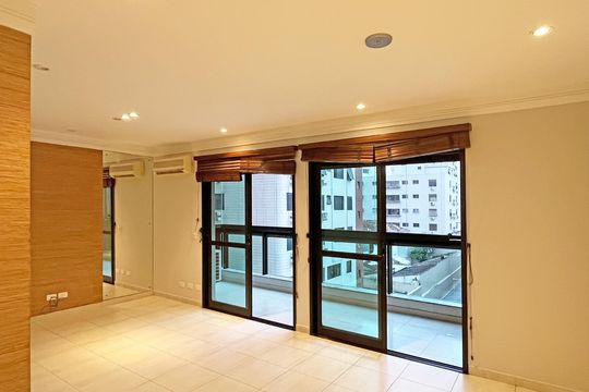 Sala de apartamento para alugar com 3 quartos, 108m² em José Menino, Santos