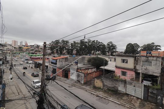 Vista do Quarto 1 de casa para alugar com 2 quartos, 49m² em Jardim das Camelias, São Paulo