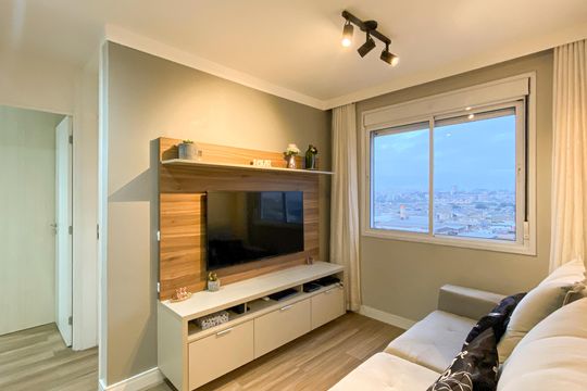 Sala de apartamento à venda com 2 quartos, 60m² em Jardim Brasil, São Paulo