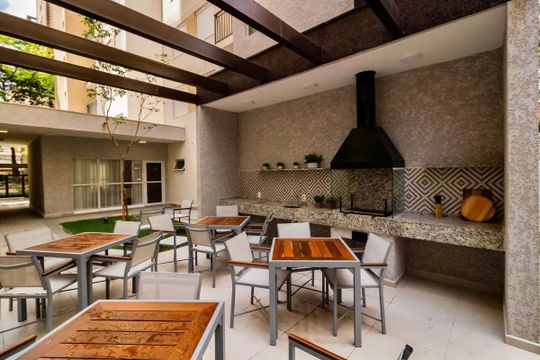 Área comum - Churrasqueira de apartamento à venda com 2 quartos, 37m² em Jabaquara, São Paulo