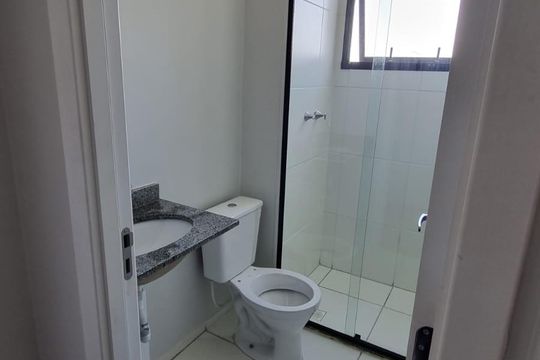 Banheiro de apartamento para alugar com 2 quartos, 43m² em Jardim Ibirapuera, Campinas