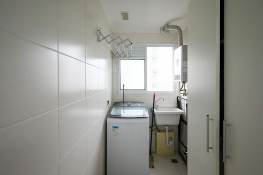 Área de Serviço de apartamento à venda com 2 quartos, 61m² em Campininha, São Paulo