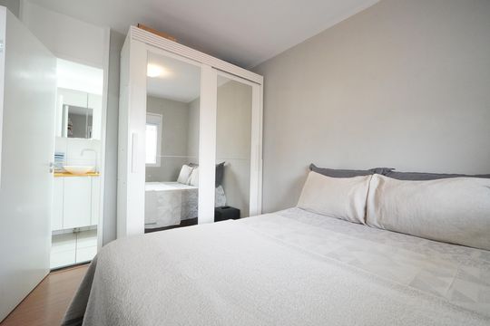 Suíte de apartamento para alugar com 1 quarto, 35m² em Cambuci, São Paulo