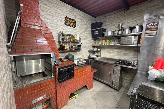 Área comum - Churrasqueira de casa para alugar com 3 quartos, 210m² em Jardim Maringa, São Paulo