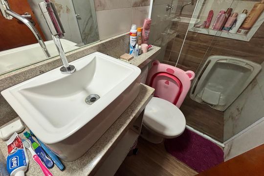 Banheiro da Suíte 1 de casa para alugar com 3 quartos, 210m² em Jardim Maringa, São Paulo