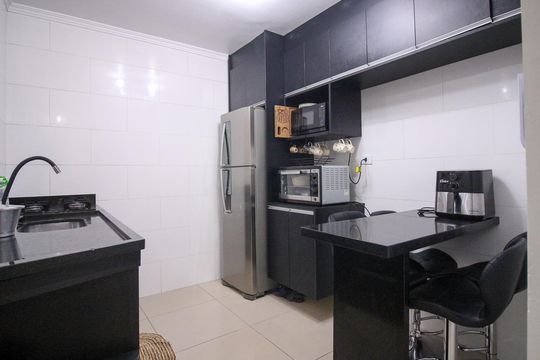 Cozinha de casa de condomínio à venda com 2 quartos, 56m² em Vila Alpina, São Paulo