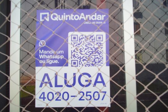 Placa de apartamento para alugar com 2 quartos, 45m² em Rio dos Sinos, São Leopoldo