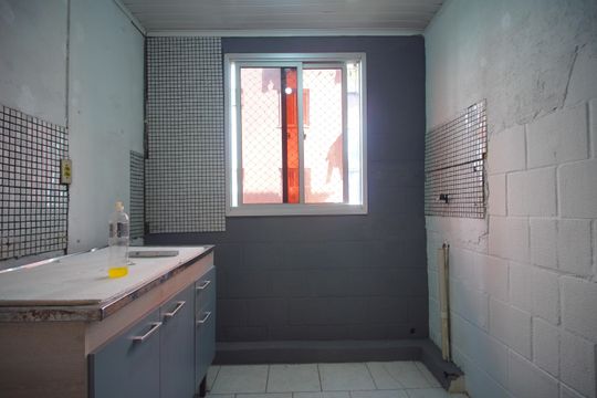Cozinha de apartamento para alugar com 2 quartos, 45m² em Rio dos Sinos, São Leopoldo
