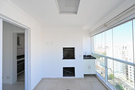 Varanda da Sala de apartamento à venda com 2 quartos, 73m² em Vila Monte Alegre, São Paulo