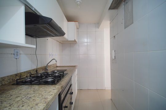 Cozinha de apartamento para alugar com 3 quartos, 60m² em Santos Dumont, São Leopoldo