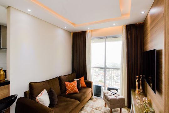 Sala de apartamento à venda com 2 quartos, 52m² em Vila Bremen, Guarulhos