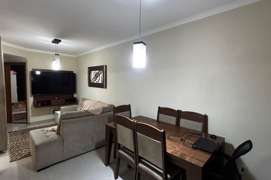 Sala - Sala de Jantar de apartamento à venda com 2 quartos, 50m² em Vila Vitória, Santo André