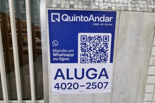 Placa de kitnet/studio para alugar com 1 quarto, 34m² em Republica, São Paulo